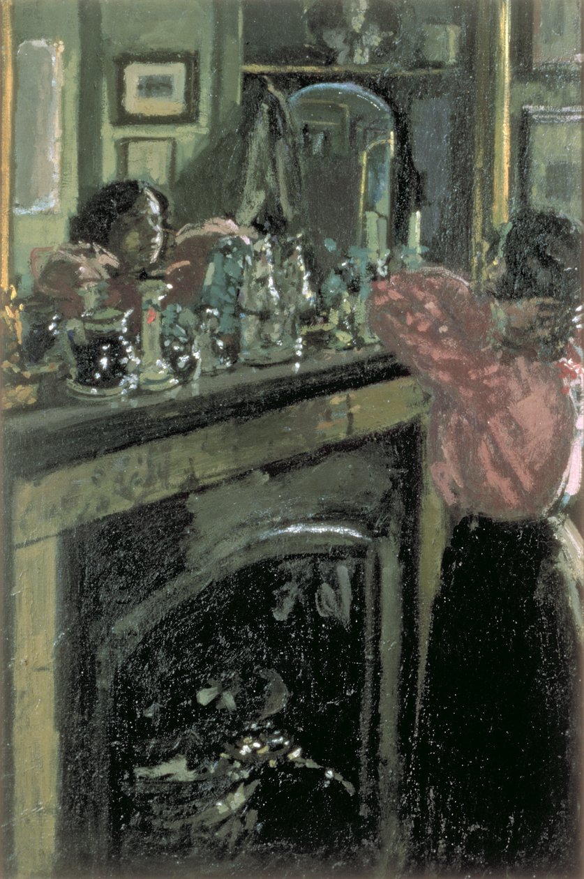 Mantelpiece, n. 1907 tekijältä Walter Richard Sickert