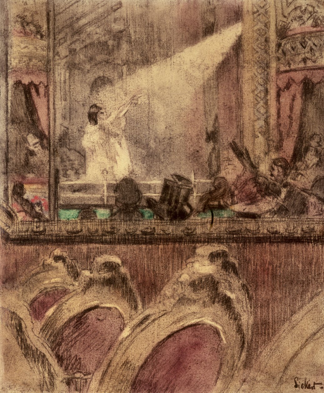 Huonekalut ja erilaiset esineet 1100- ja 1300-luvuilta tekijältä Walter Richard Sickert