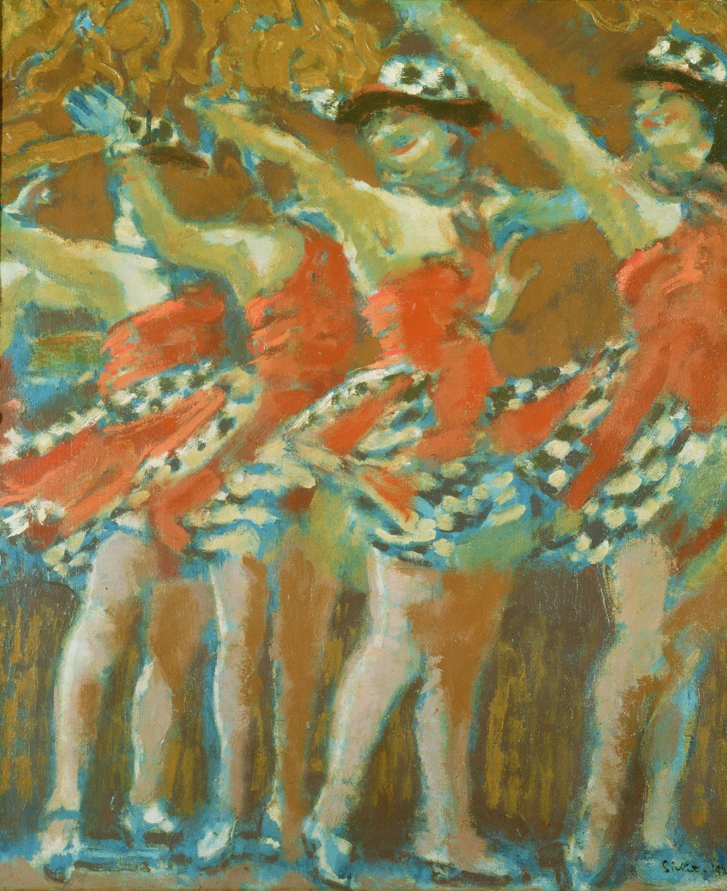 Plaza Tiller Girls, 1920-luku tekijältä Walter Richard Sickert
