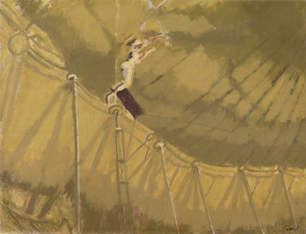 Trapetsi, noin 1920 tekijältä Walter Richard Sickert