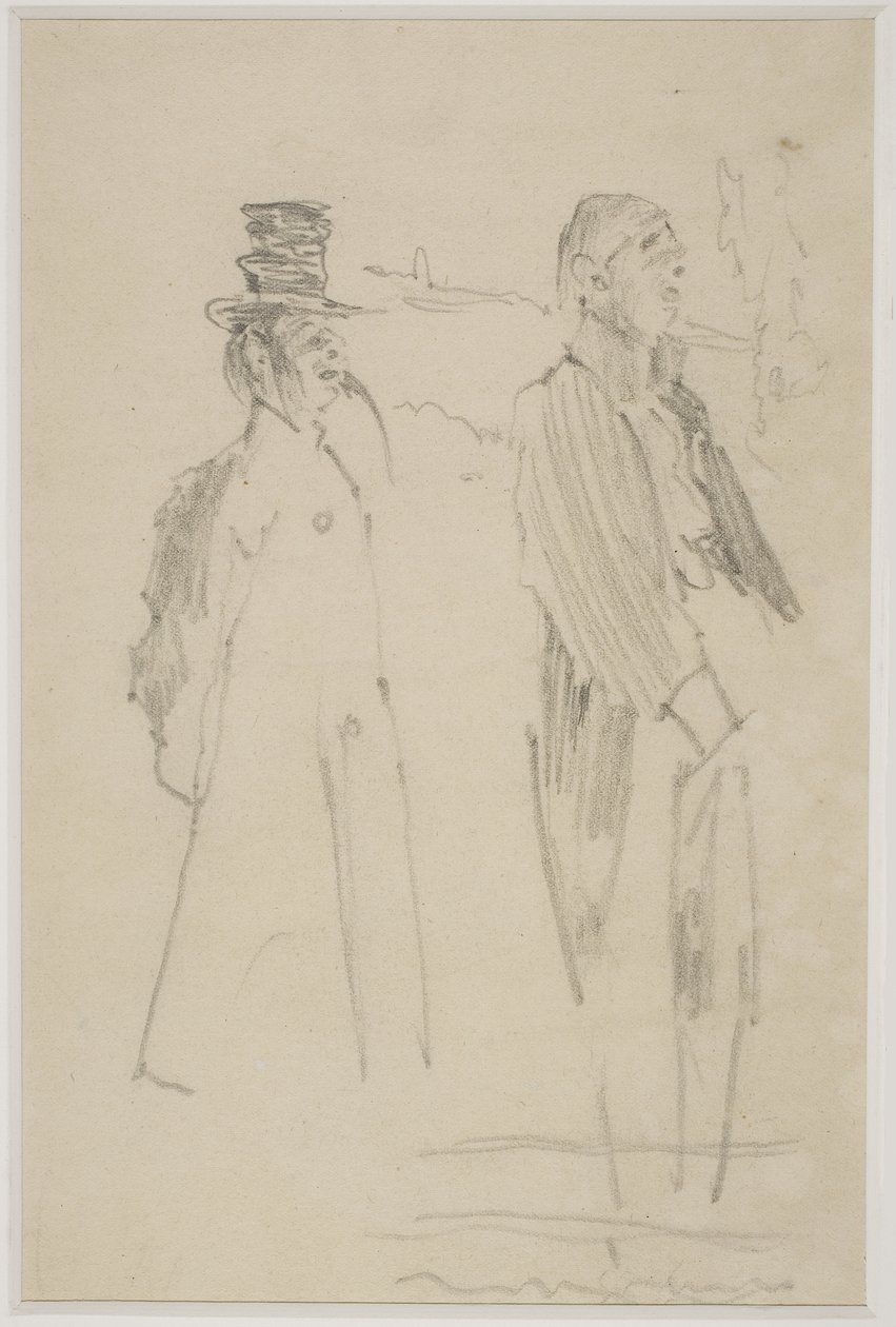 Two Vaudeville Gentlemen, n. 1888 tekijältä Walter Richard Sickert