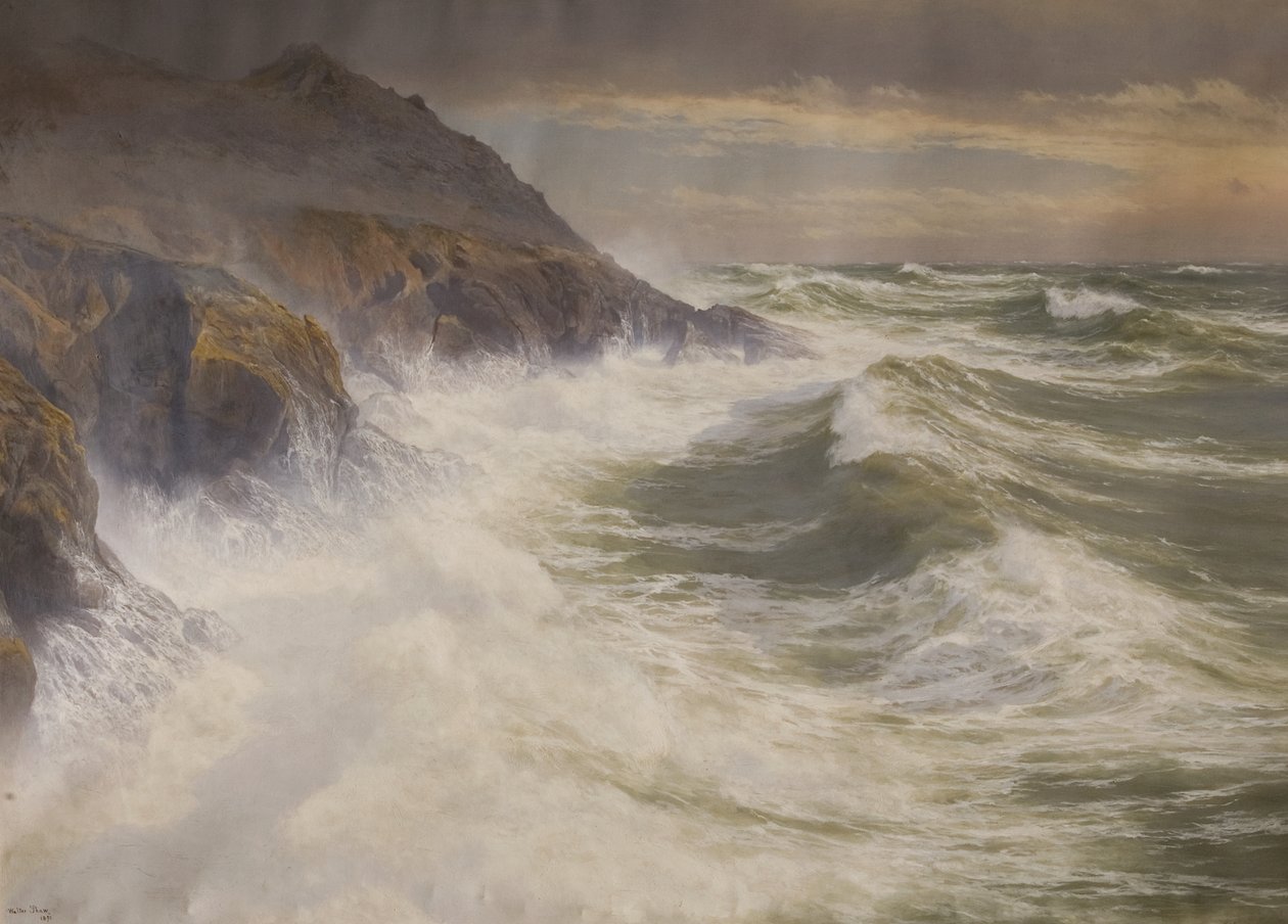 Bolt Head, Etelä-Devon, 1891 tekijältä Walter Shaw