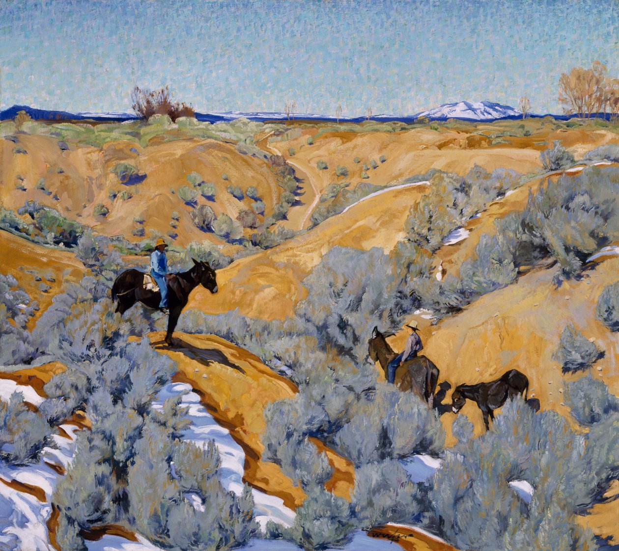 Arroyossa, n. 1914-24 tekijältä Walter Ufer