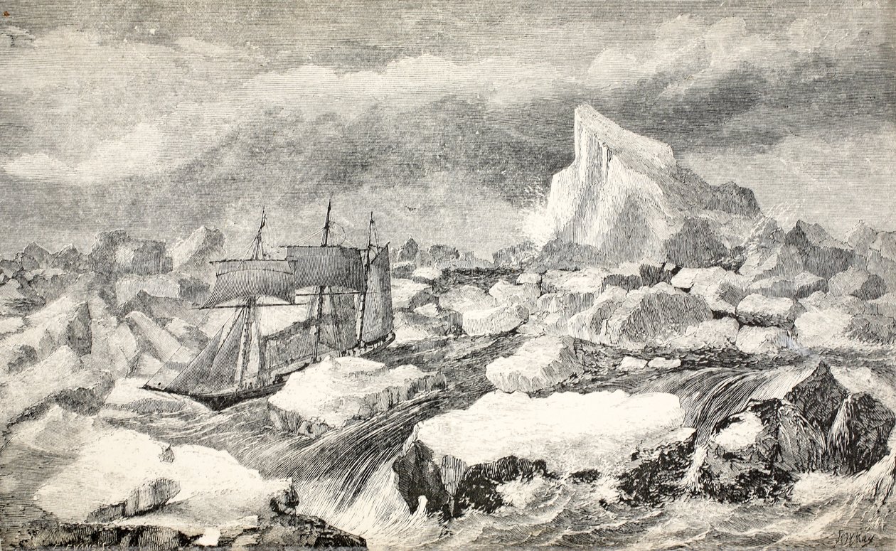 The Fox höyryämässä rullavasta pakkauksesta, 1859 tekijältä Walter William May