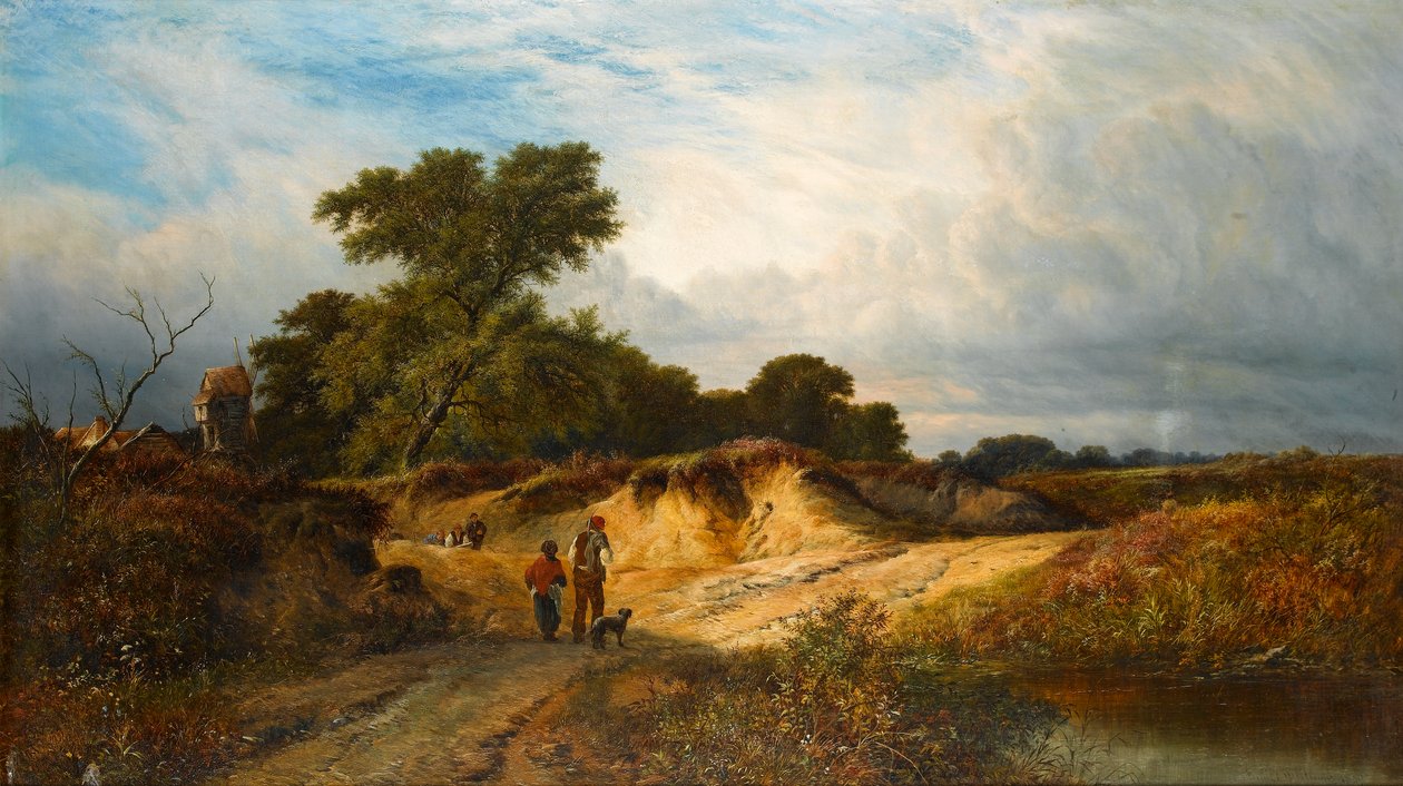 Sand Pits lähellä Reigatea, Surrey, 1869 tekijältä Walter Williams