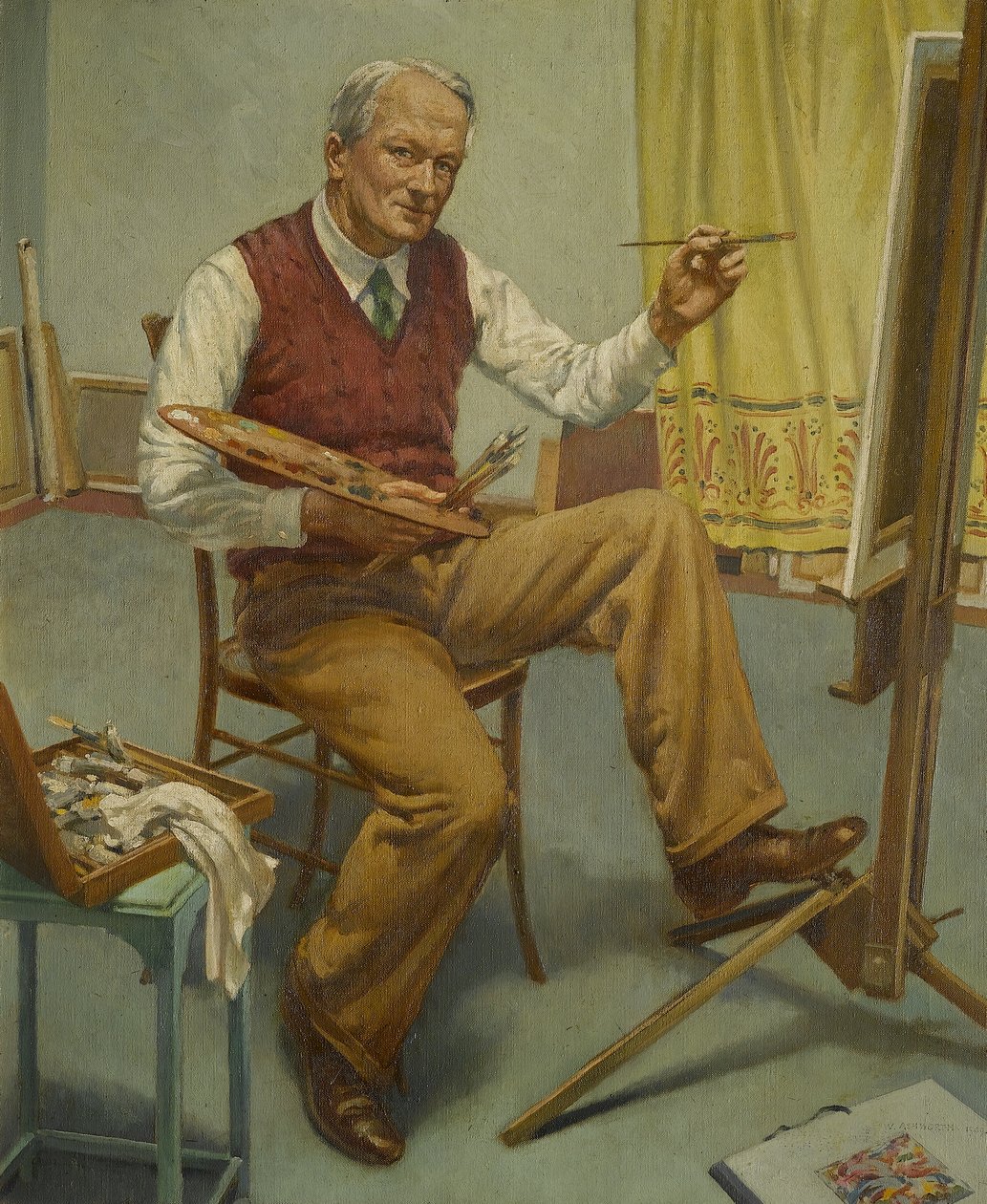 Peilin läpi nro 1 (omakuva) tekijältä Walter Ashworth