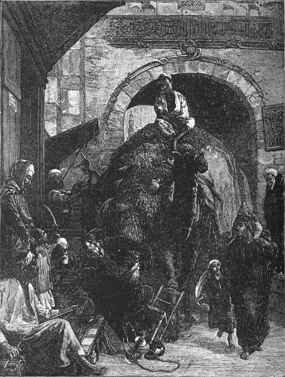 Kapea tie Kairossa, vuodelta 1882 tekijältä Walter Charles Horsley