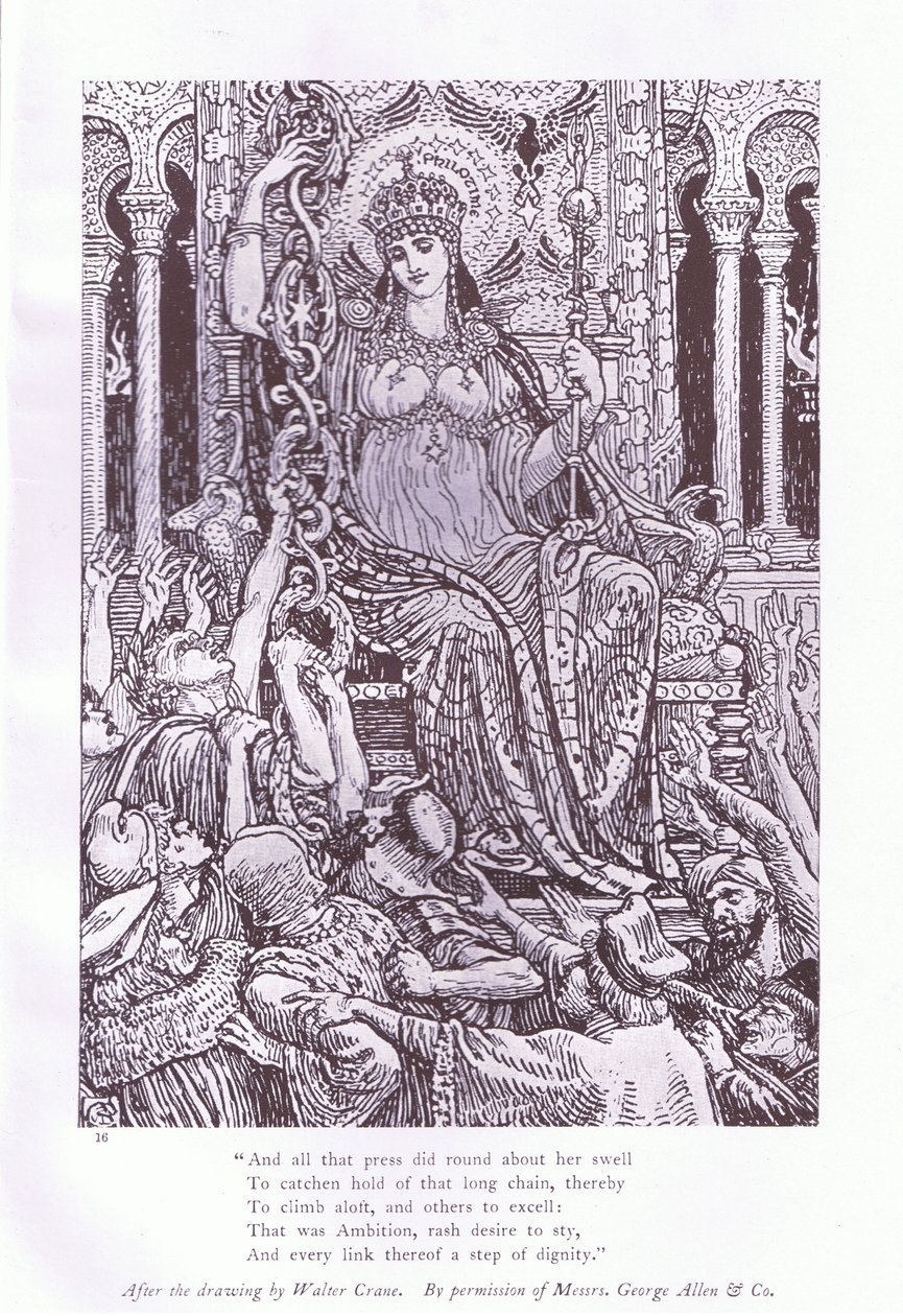 Ja kaikki se lehdistö paisui hänen ympärillään, 1920-luvulla tekijältä Walter Crane