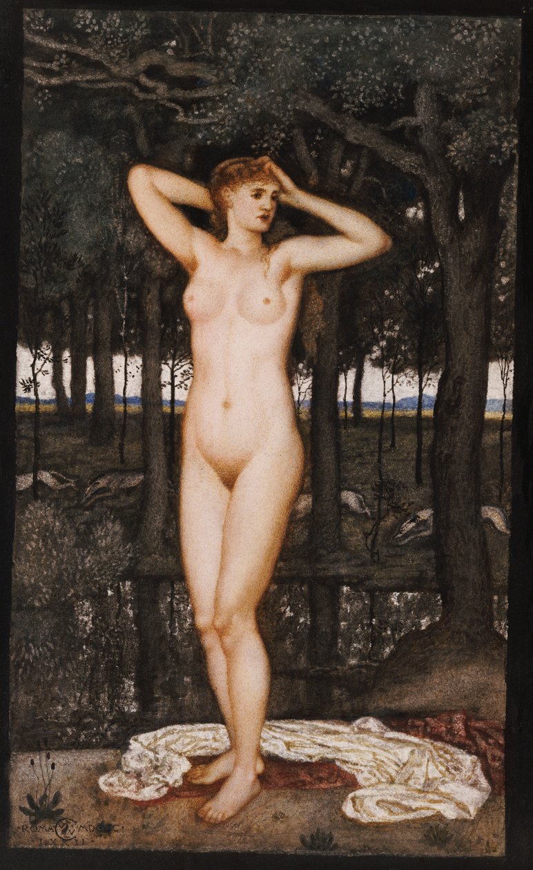Diana kylpylässä, 1872 tekijältä Walter Crane