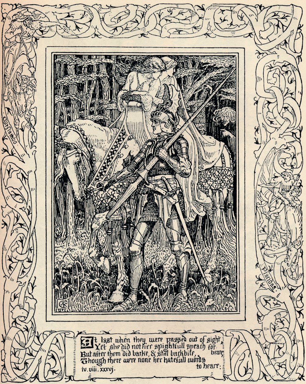 Faerie Queene, c1900 tekijältä Walter Crane