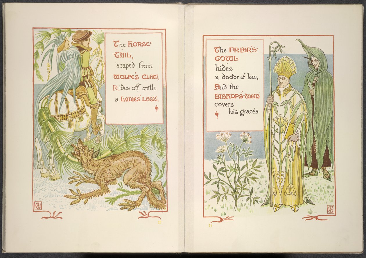 Hevosen häntä ja veljen hattu tekijältä Walter Crane