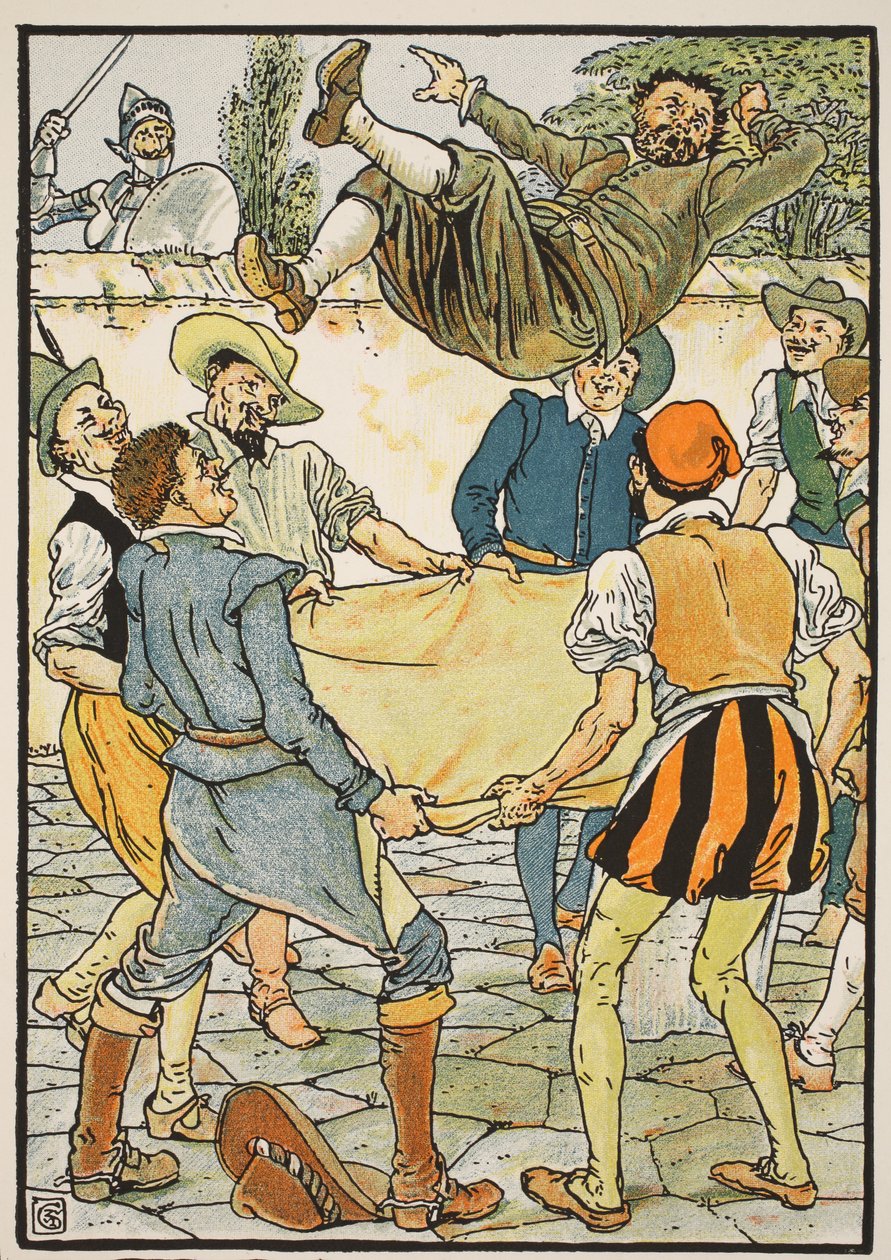 How Sancho Paid the Reckoning, kuvitus teoksesta 