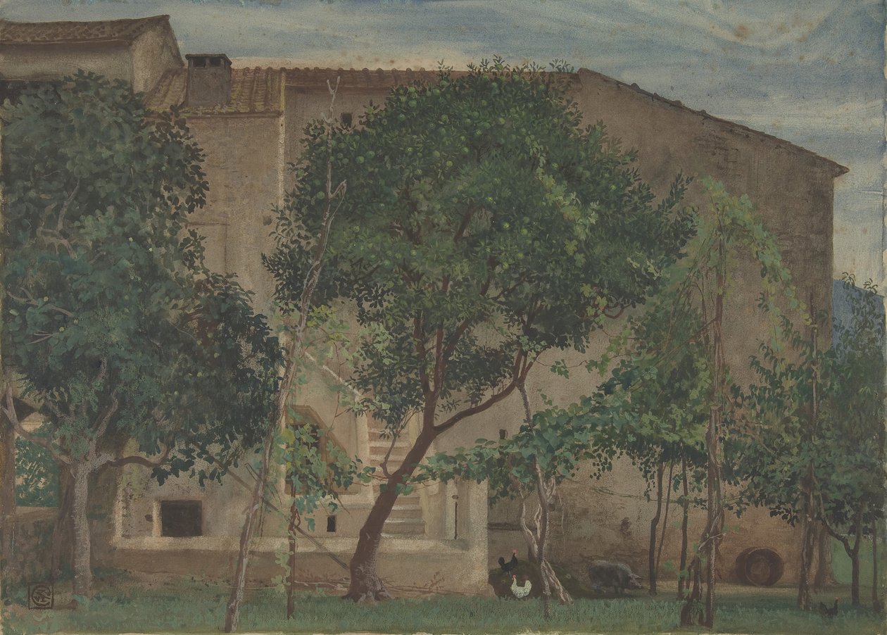 Italialainen maalaistalo, 1871-3. tekijältä Walter Crane