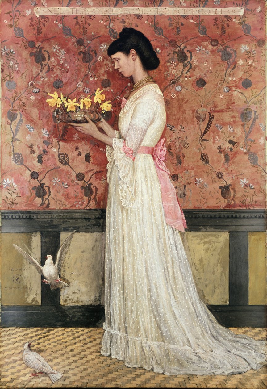 Rouva Ingram Bywater d.1908, 1872 tekijältä Walter Crane
