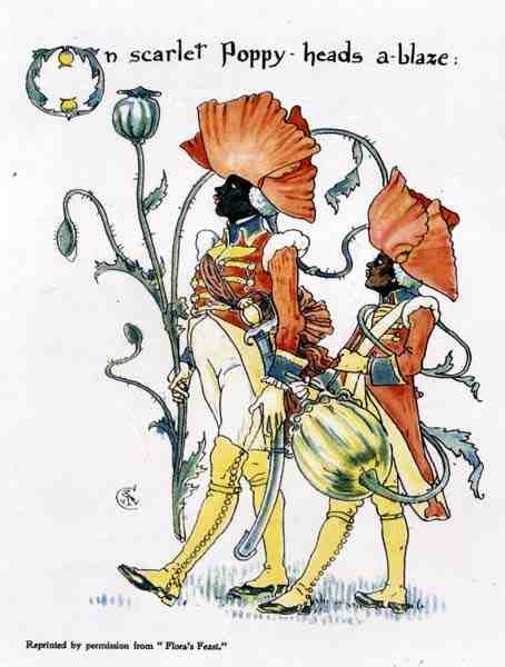 Poppy Heads, Flora
