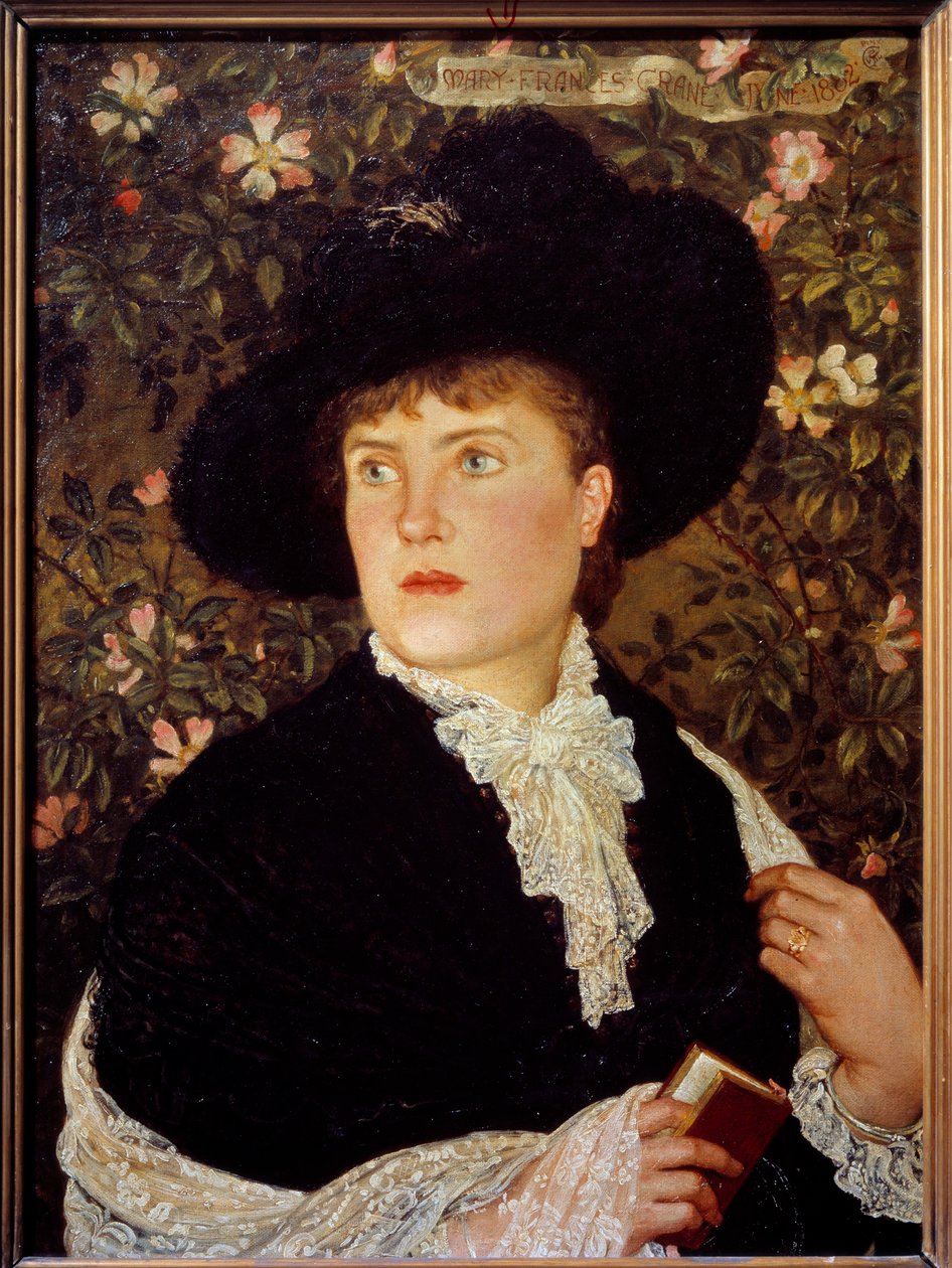Madame Walter Cranen (? -1915) muotokuva, s. Mary Frances Walter Cranen maalaus (1845-1915) 1882 Su. 0,78x0,56 m Pariisi, musee d