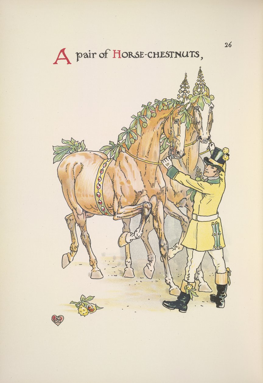 Kaksi hevosta tekijältä Walter Crane