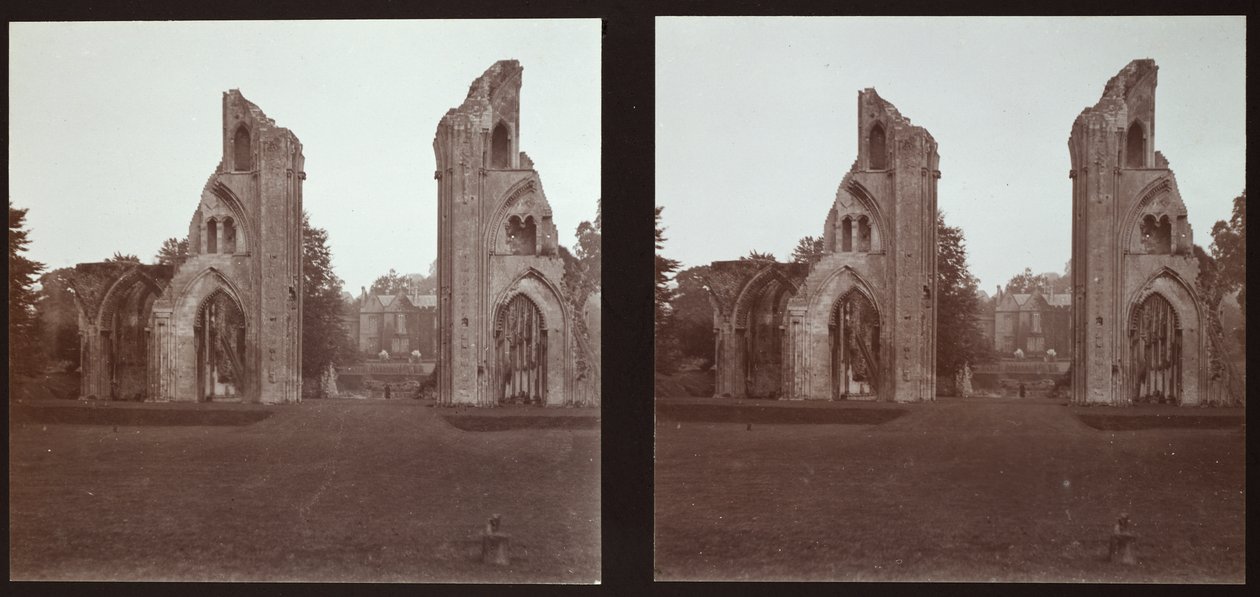 Glastonbury Abbey, Glastonbury, Mendip, Somerset, 1913. tekijältä Walter Edward Zehetmayr