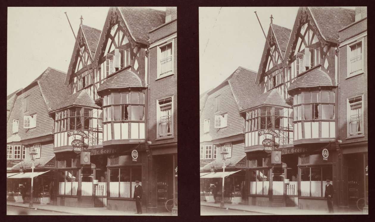Old George Inn, 17 High Street, Salisbury, Wiltshire, 1913. tekijältä Walter Edward Zehetmayr