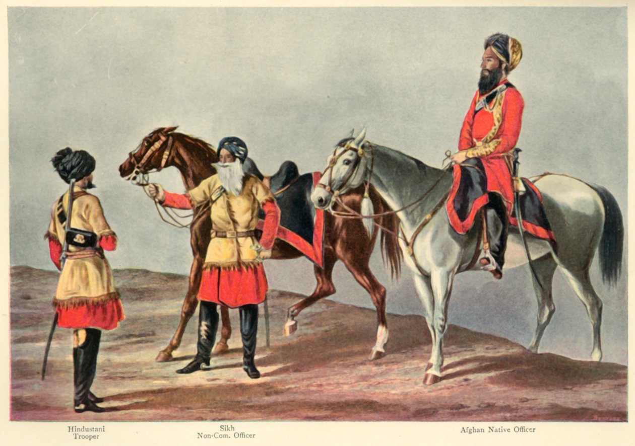 Toinen Punjabin ratsuväki, 1901. tekijältä Walter Fane