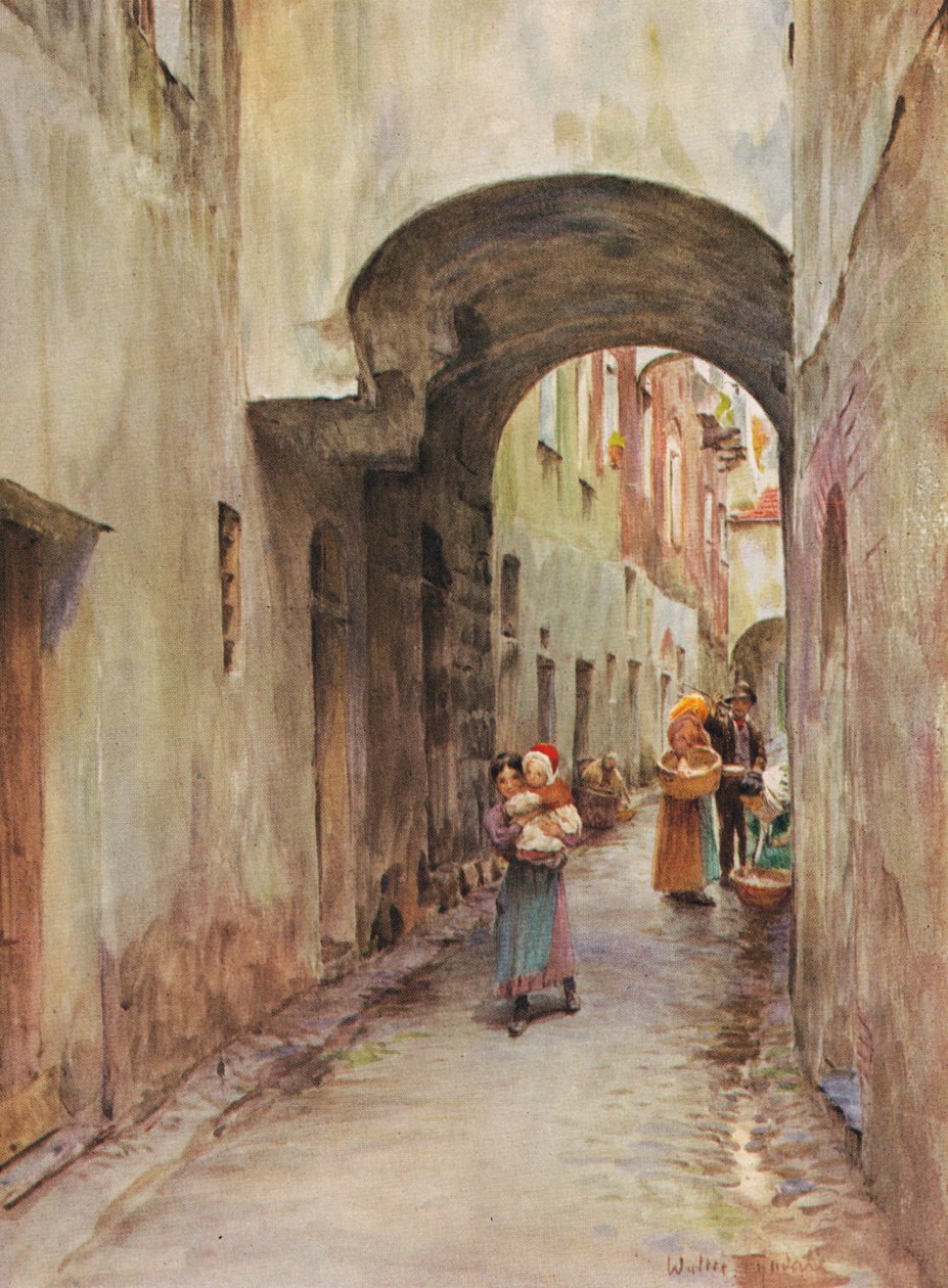 A Lane in Noli, 1910, 1912 tekijältä Walter Frederick Roofe Tyndale