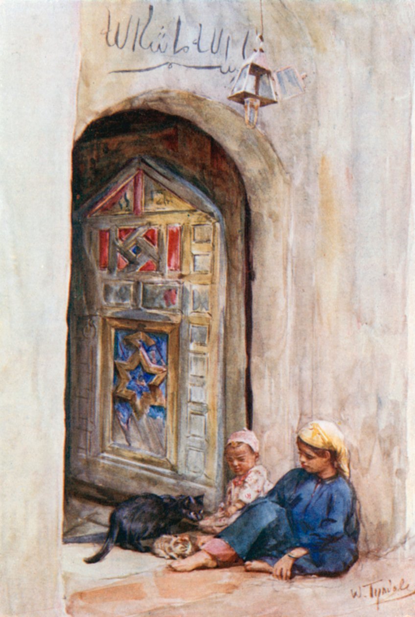 Arabialainen oviaukko (värilitro) tekijältä Walter Frederick Roofe Tyndale