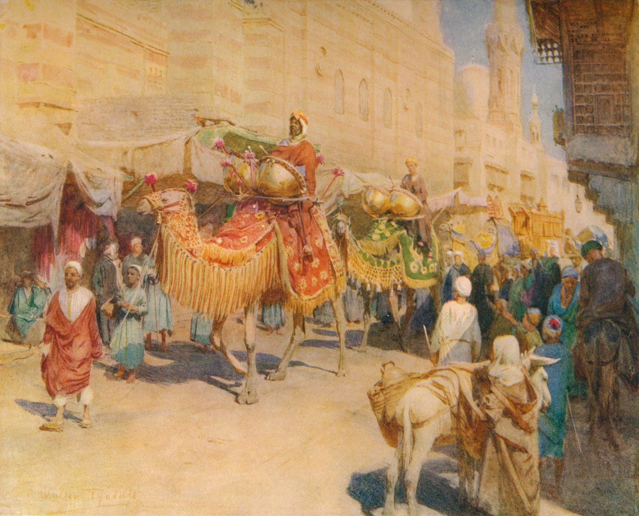 Arabilainen hääkulkue, 1905, 1912 tekijältä Walter Frederick Roofe Tyndale