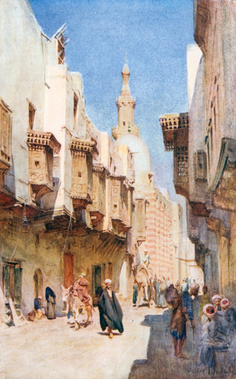 El-Fouyateah, Kairo (värilitro). tekijältä Walter Frederick Roofe Tyndale