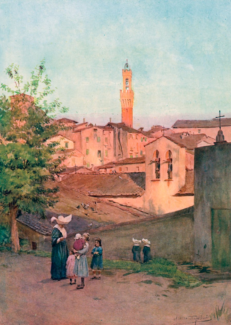 La Capella S Caterina, Siena (värilitro) tekijältä Walter Frederick Roofe Tyndale