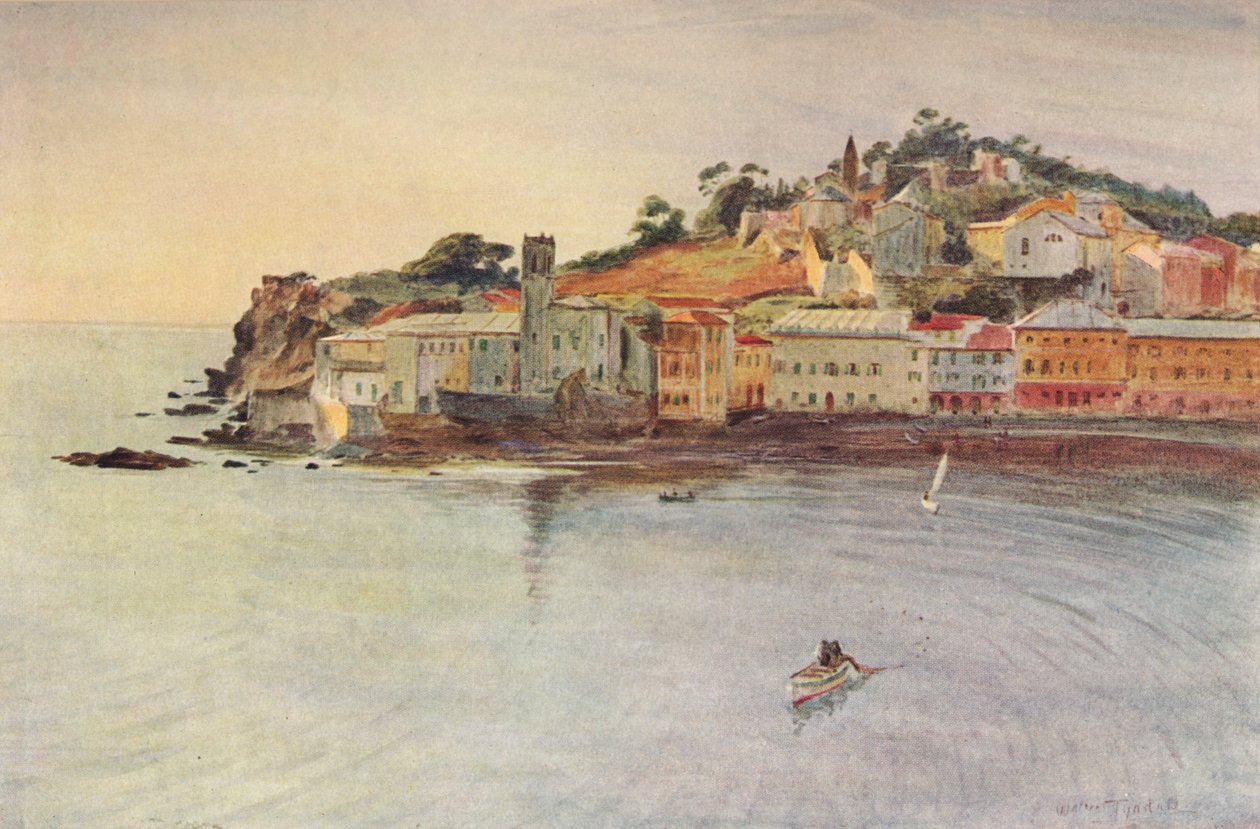 Peninsula, Sestri Levante, c1910, 1912 tekijältä Walter Frederick Roofe Tyndale