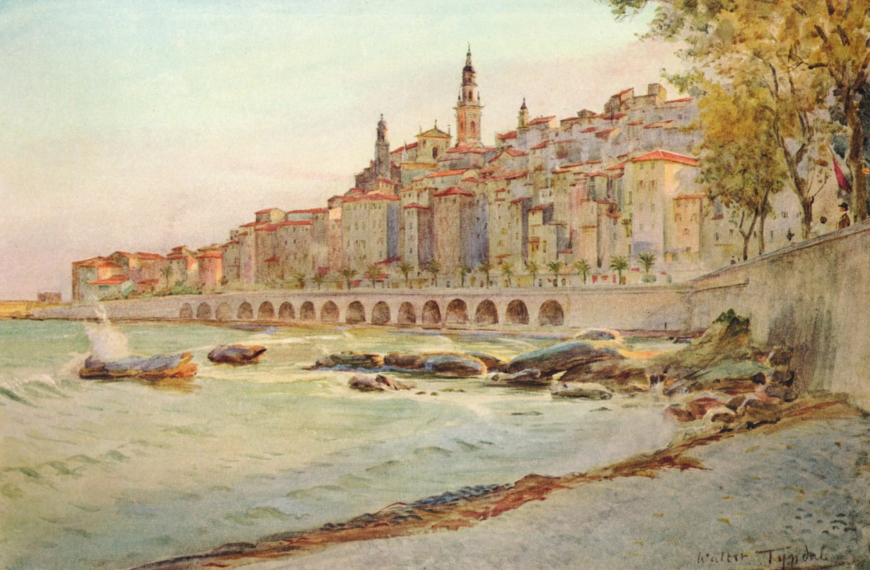 Mentone, Garavanista, vuodelta 1910, 1912 tekijältä Walter Frederick Roofe Tyndale