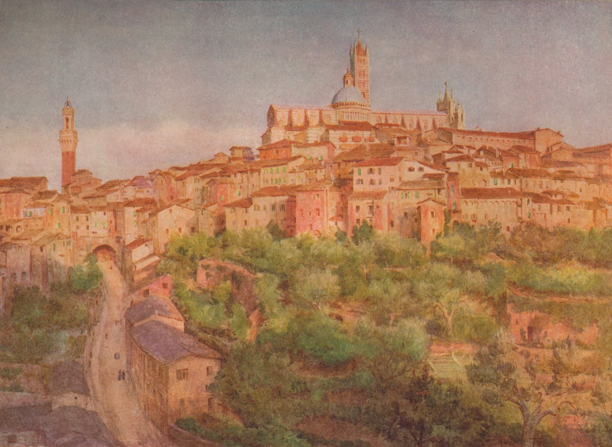 Siena: Kaupunki kukkulalla, 1900 1913 tekijältä Walter Frederick Roofe Tyndale