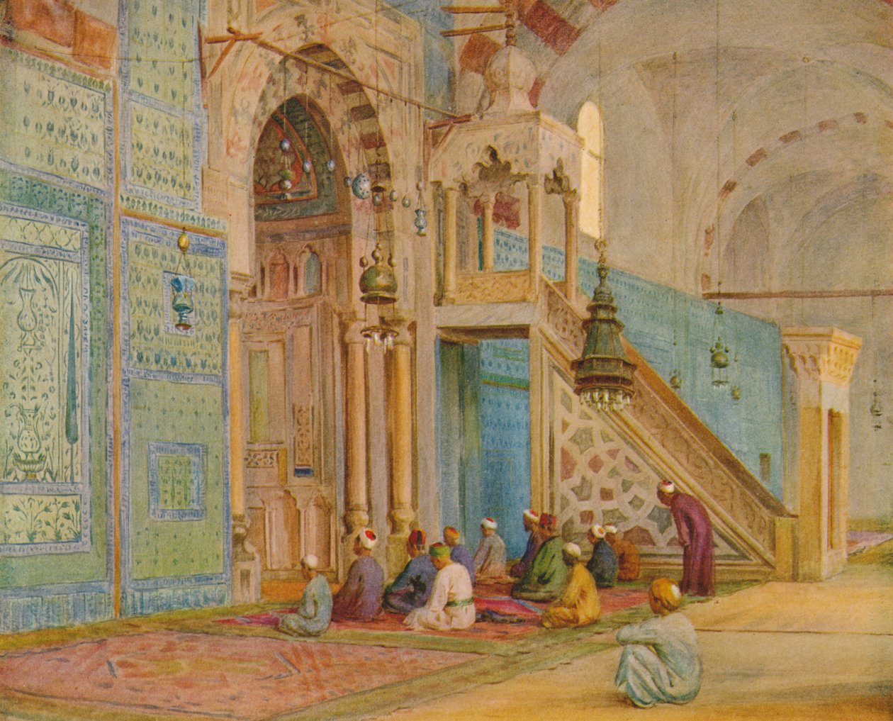 Sininen moskeija, 1905, 1912 tekijältä Walter Frederick Roofe Tyndale