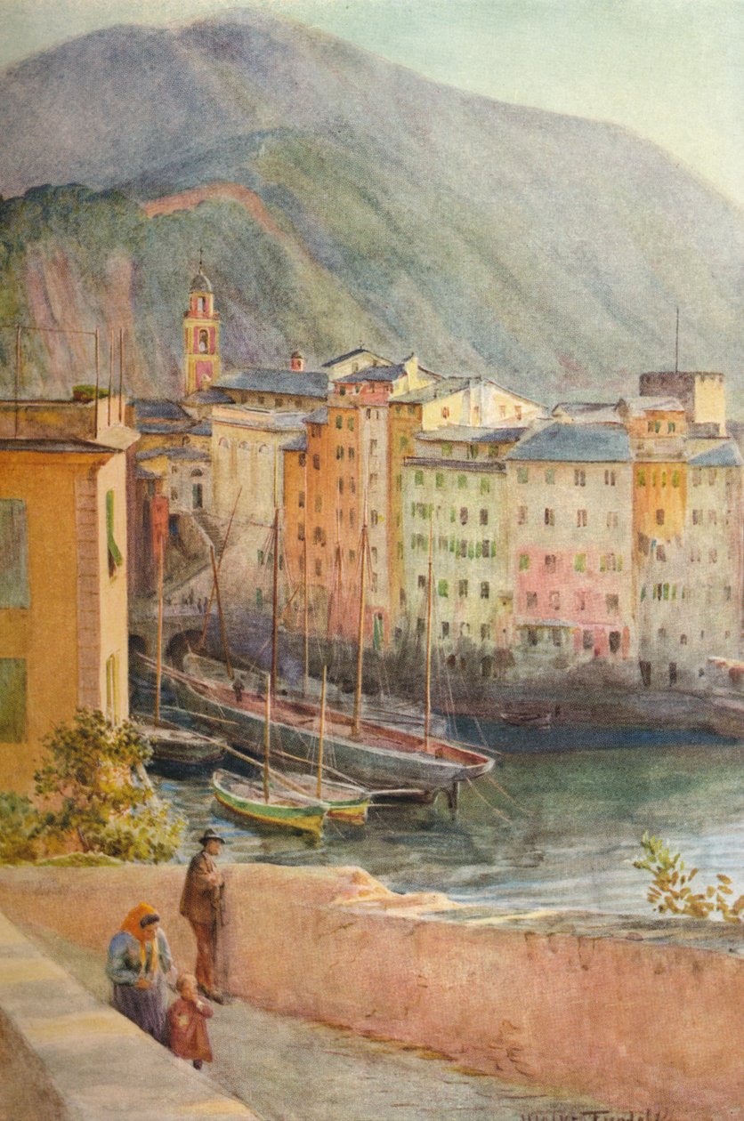Camoglin satama, 1910, 1912 tekijältä Walter Frederick Roofe Tyndale