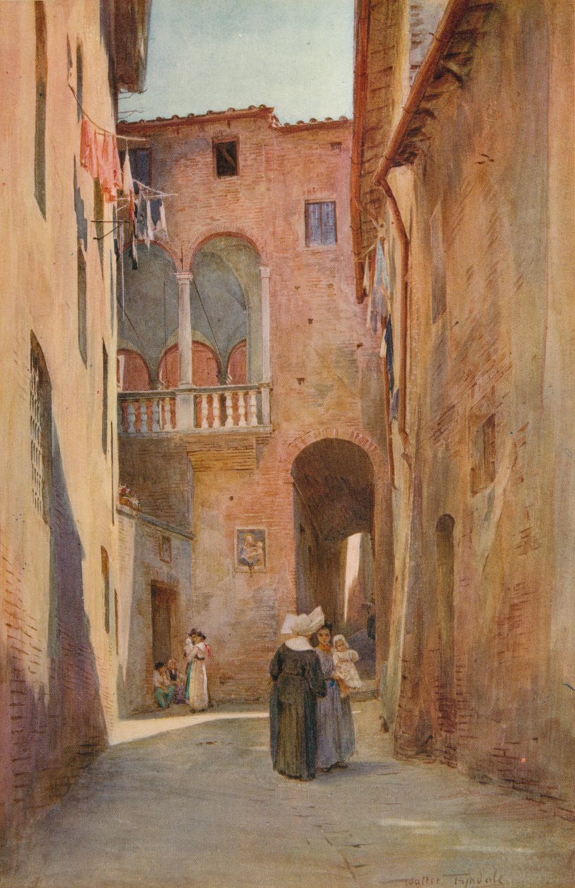 Sienan Katariinan talo, n. 1900 1913 tekijältä Walter Frederick Roofe Tyndale