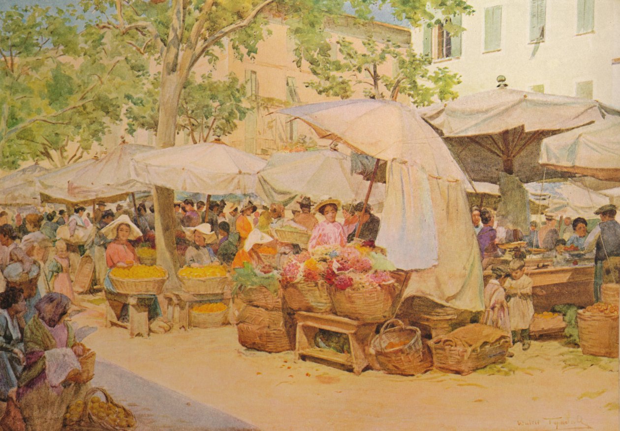 Nizzan markkinat, 1910, 1912 tekijältä Walter Frederick Roofe Tyndale