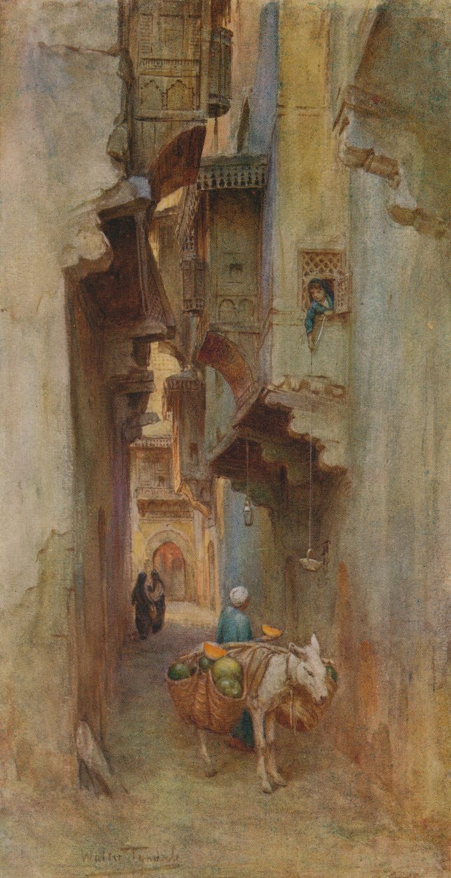 Vesimelonimyyjä, c1905, 1912 tekijältä Walter Frederick Roofe Tyndale