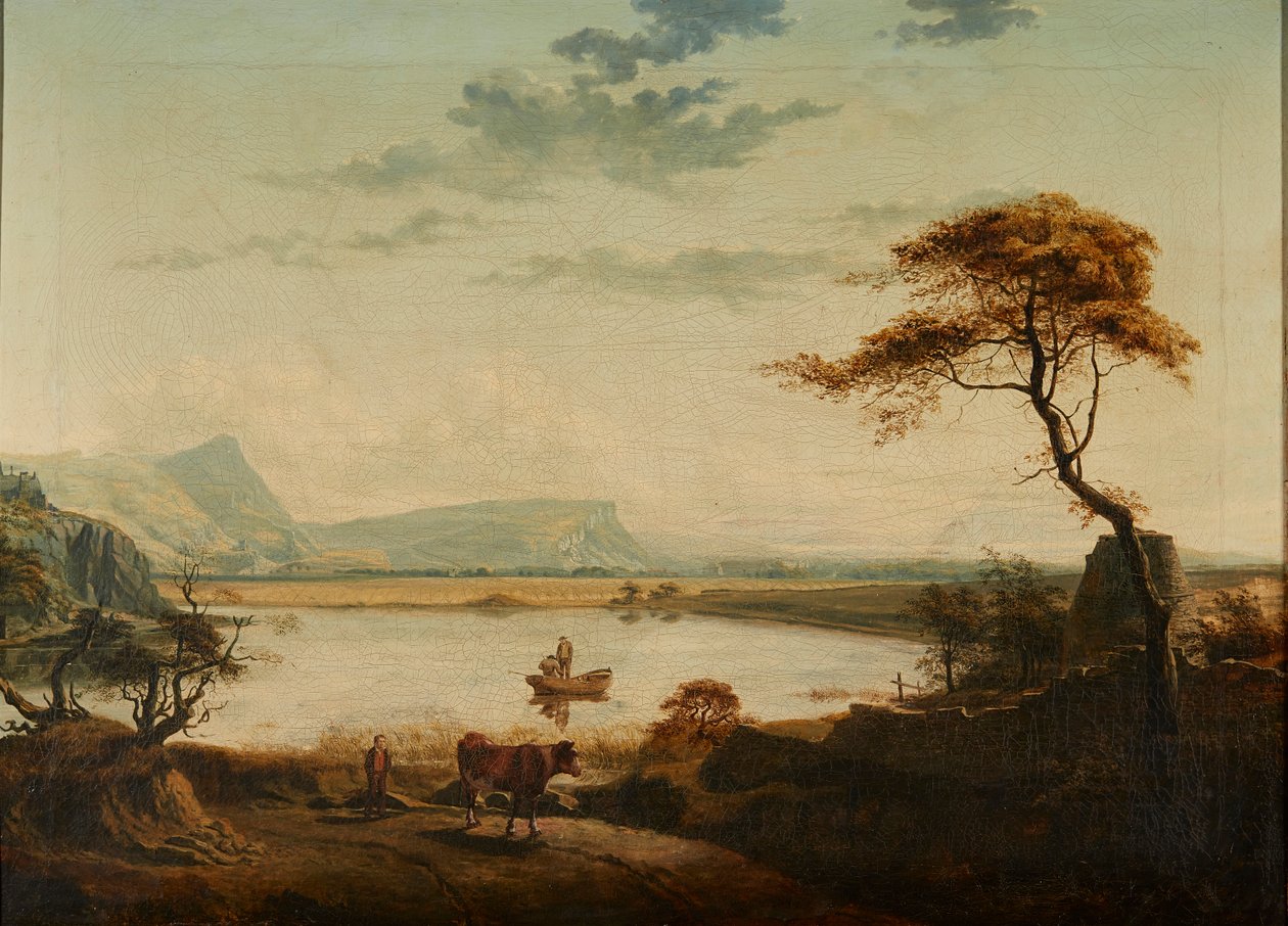 Edinburgh ja Lochend Loch (öljy kankaalle) tekijältä Walter Geikie