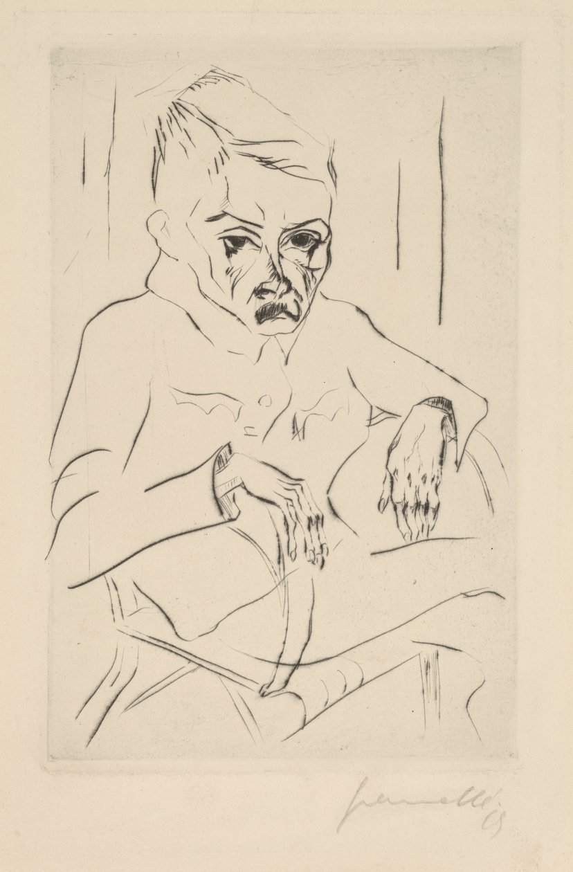 Väsynyt sotilas I, 1919. tekijältä Walter Gramatte