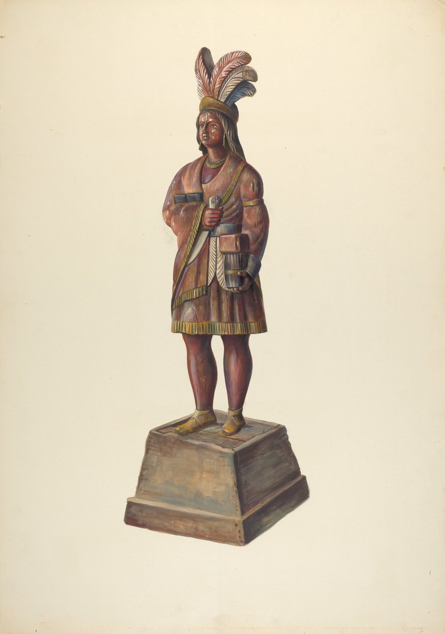 Sikarikauppa Intialainen, c. 1937. tekijältä Walter Hochstrasser