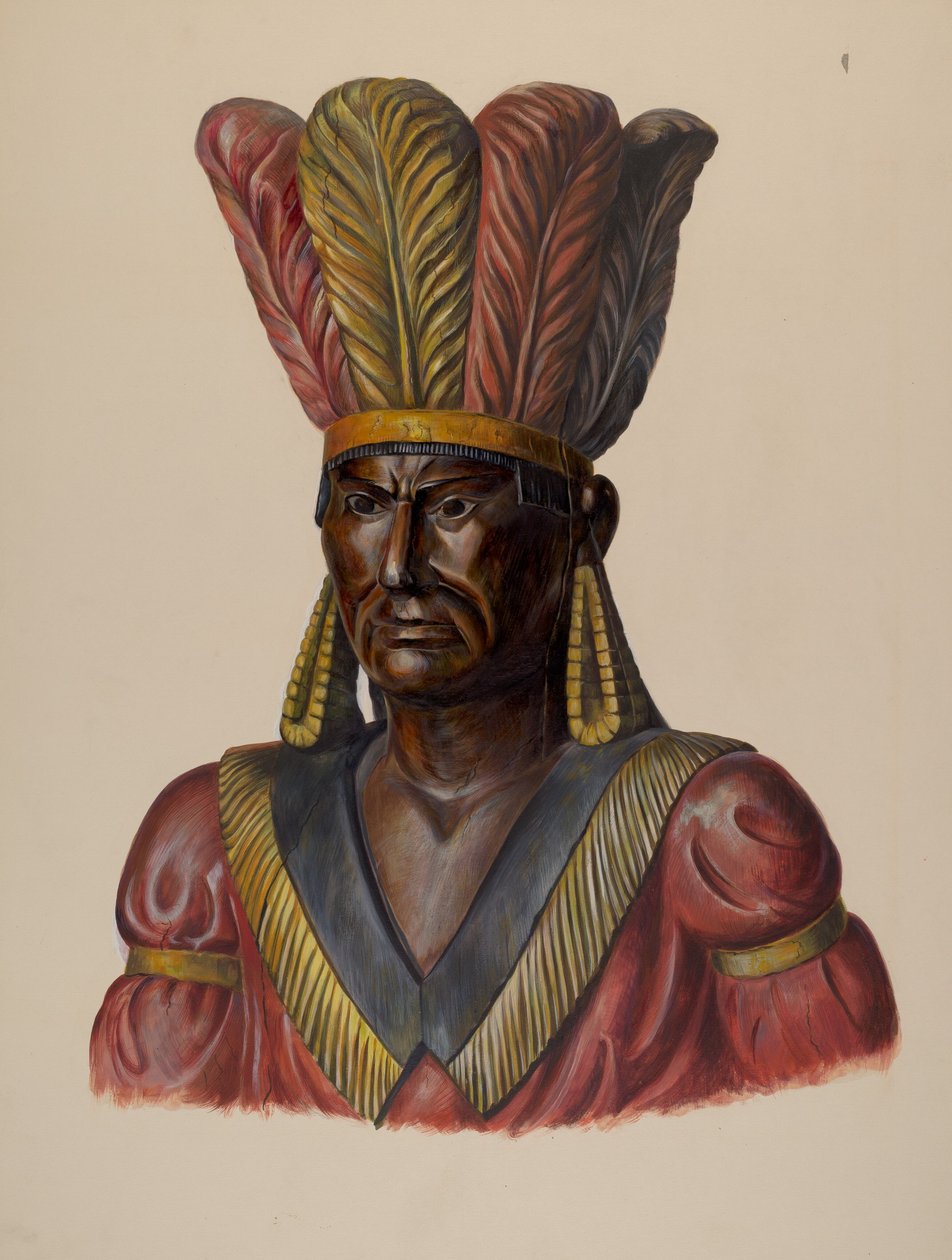 Sikarikauppa Intialainen, c. 1937. tekijältä Walter Hochstrasser