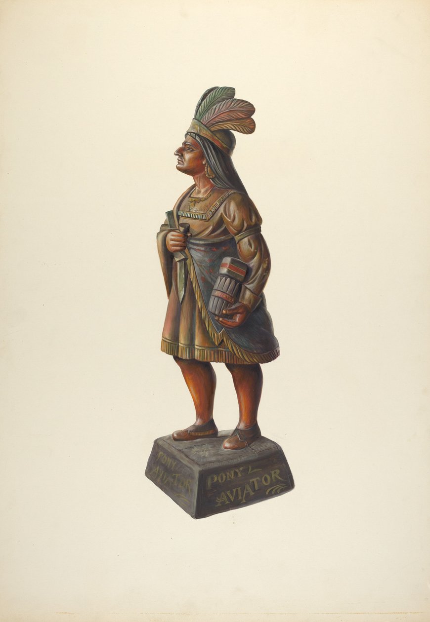 Sikarikauppa Intialainen, c. 1937. tekijältä Walter Hochstrasser