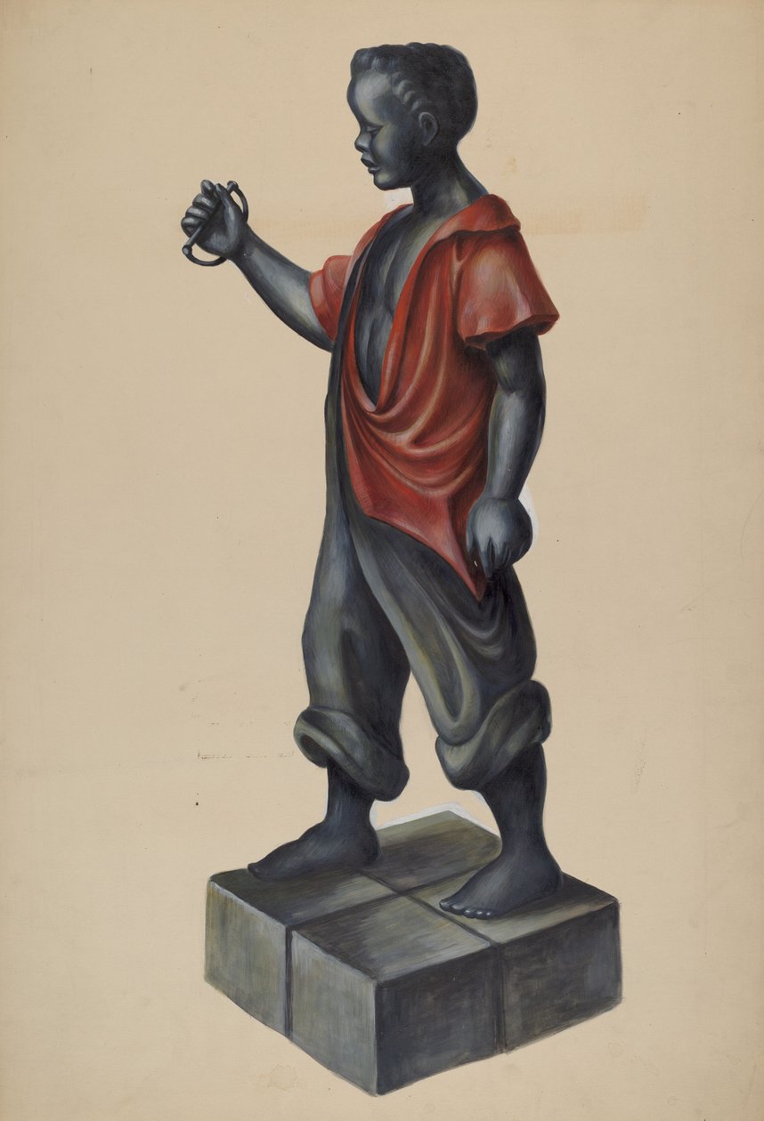Hitching Post, c. 1937. tekijältä Walter Hochstrasser