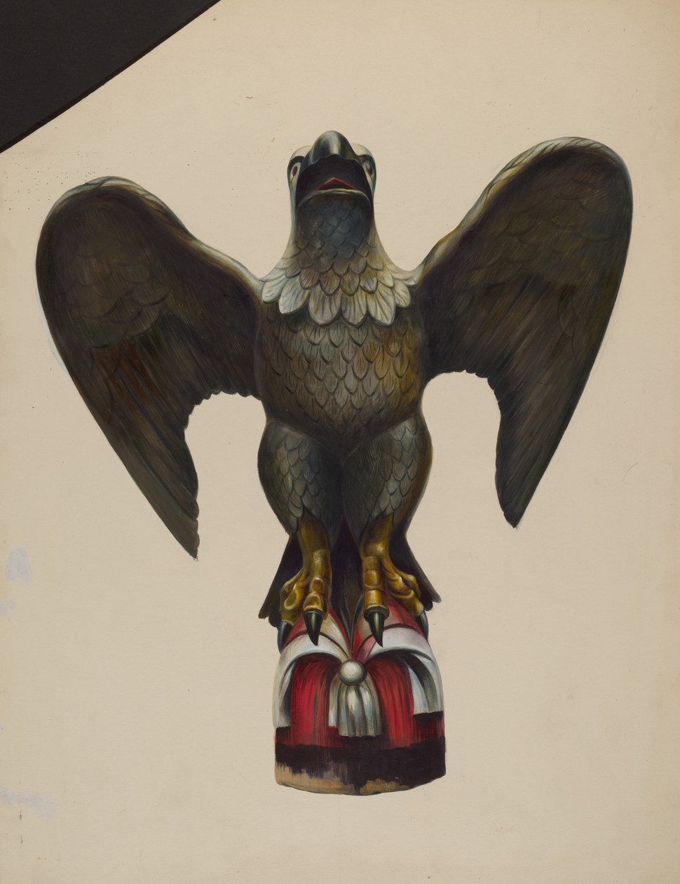 Pilot House Figuuri Eagle, n. 1937. tekijältä Walter Hochstrasser
