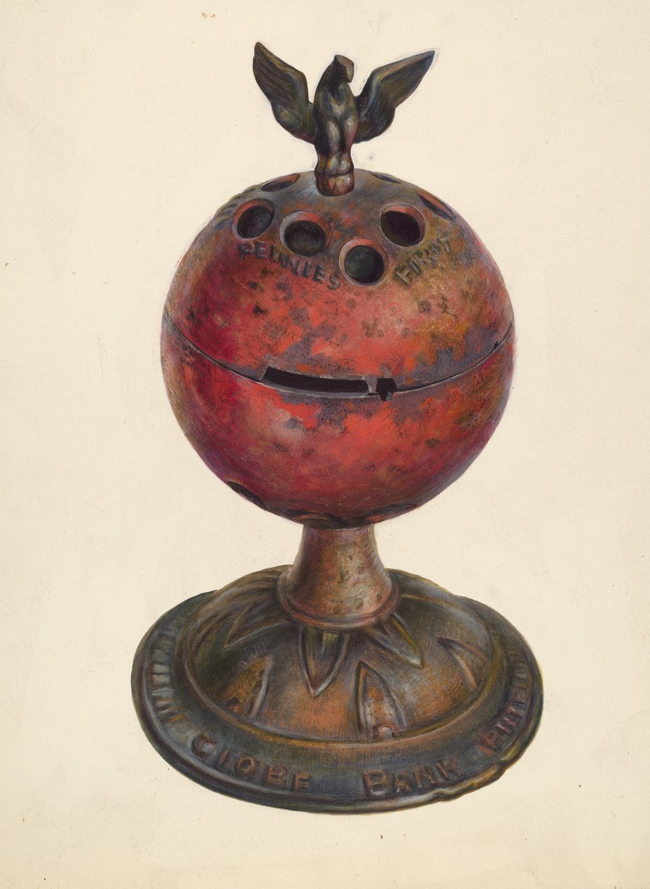 Lelupankki: Globe, c. 1939. tekijältä Walter Hochstrasser