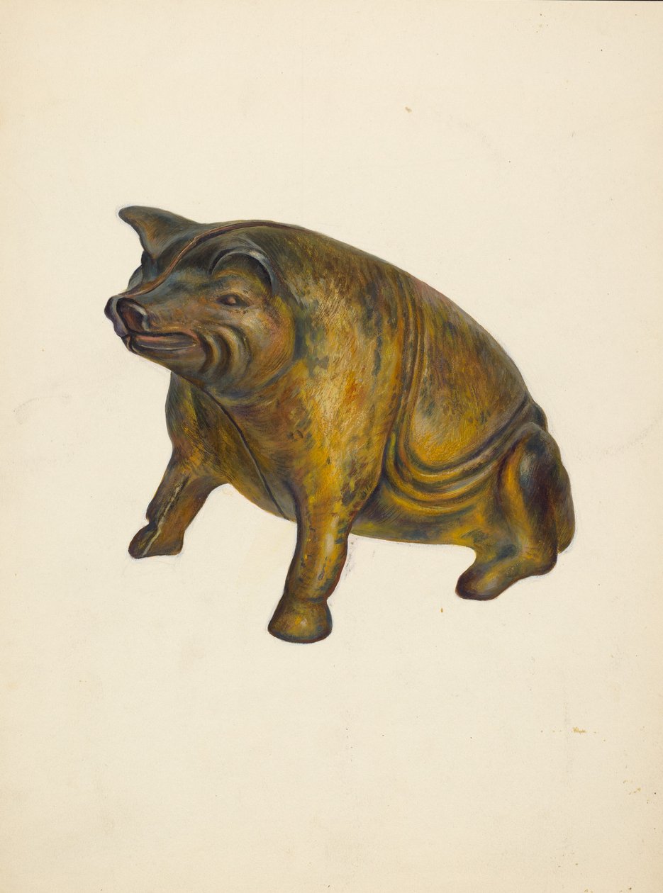 Lelupankki: Possu, c. 1939. tekijältä Walter Hochstrasser