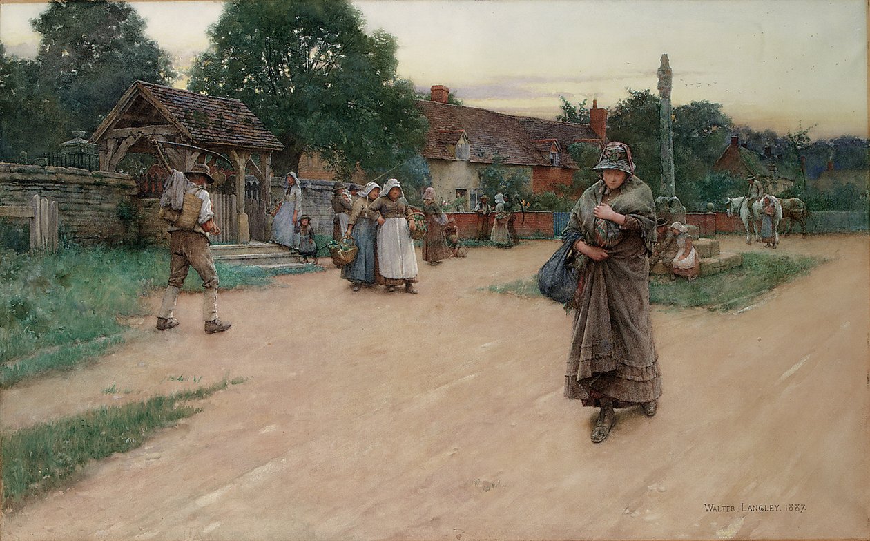 Petettu, 1887 tekijältä Walter Langley