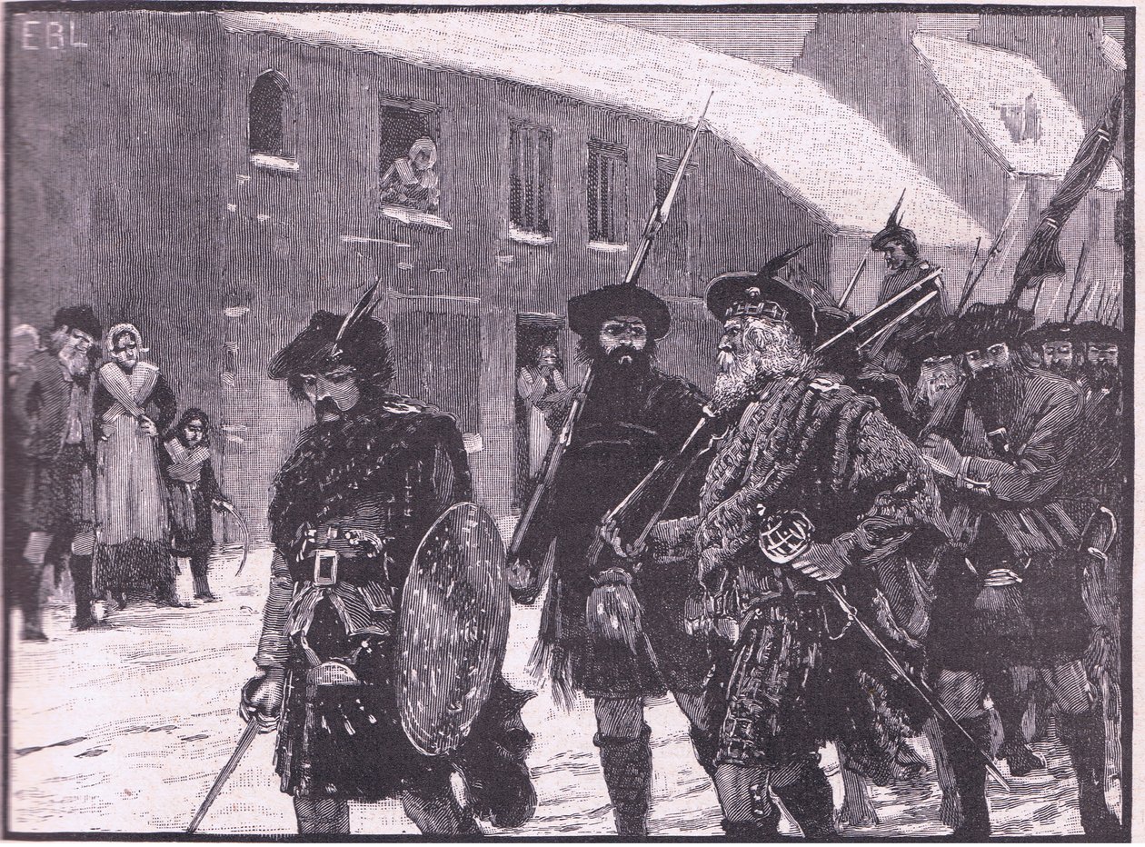 Ylämaalaisten vetäytyminen jKr. 1716 tekijältä Walter Paget
