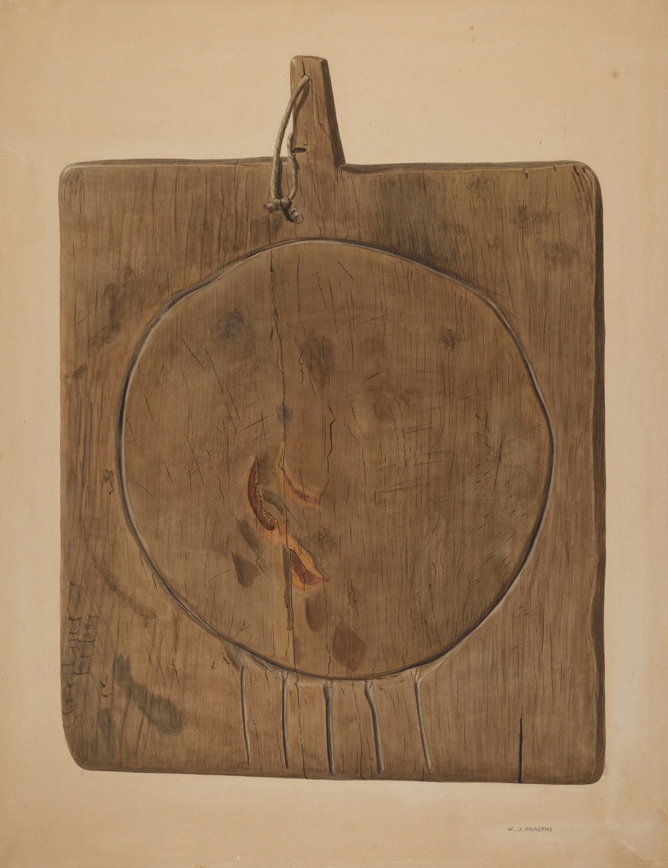 Juuston tyhjennyslauta, 19351942. tekijältä Walter Praefke