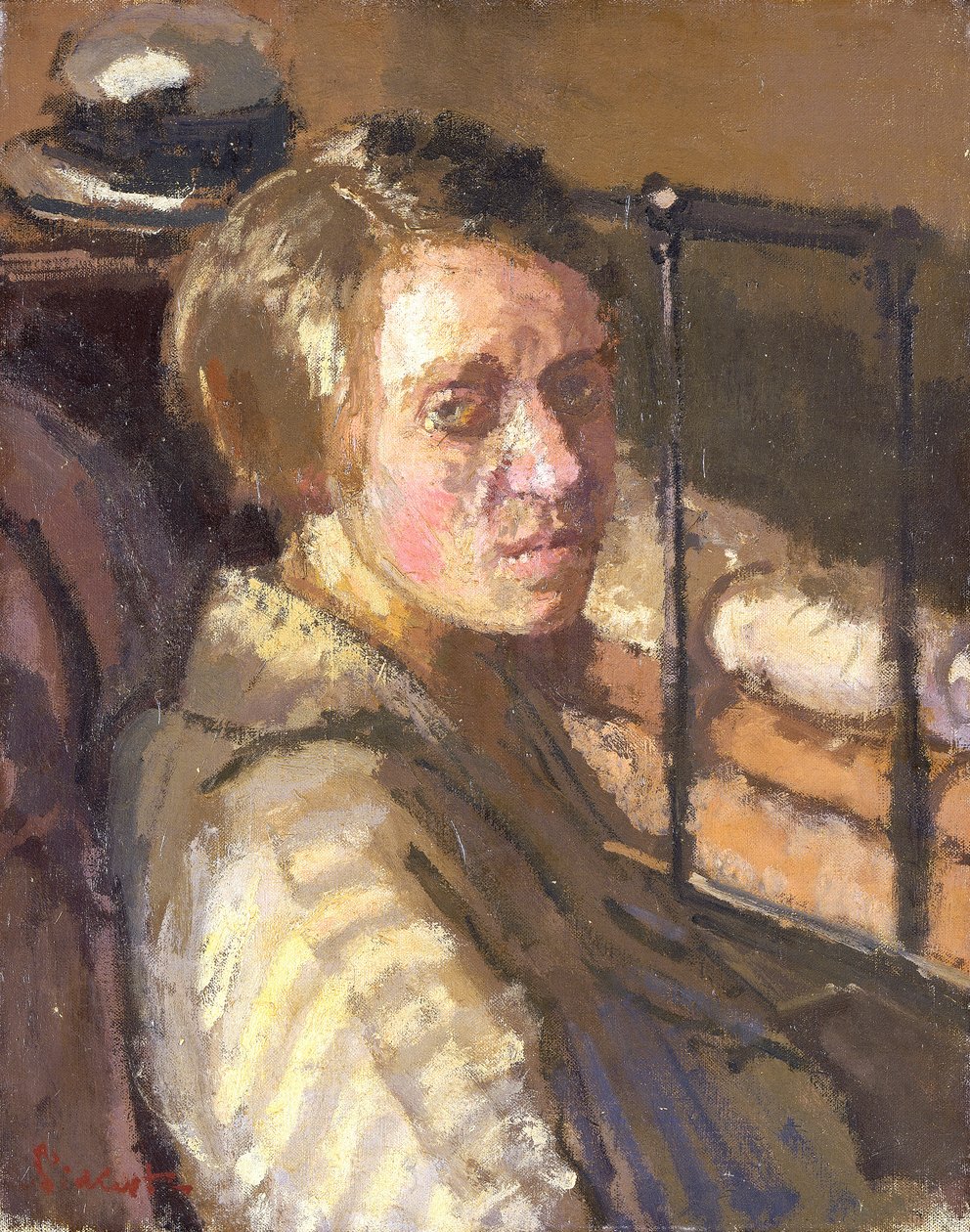 "Camden Townin muotokuva", 1915-16 tekijältä Walter Richard Sickert